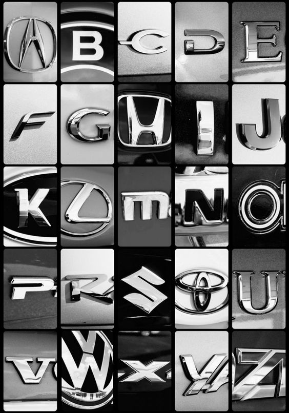 all makes and models of the alphabet